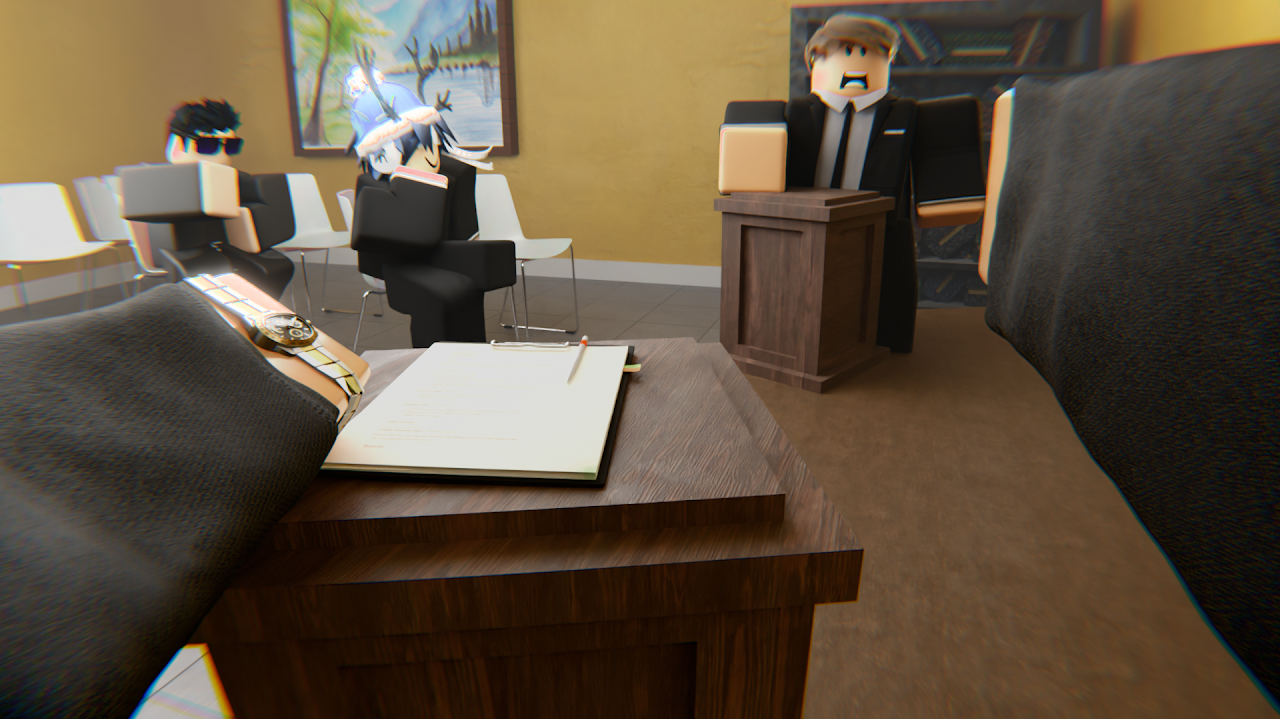 Loading Image/thumbnail of my Roblox game The Debate